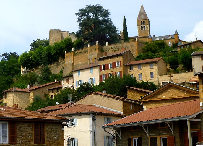 Les maisons sur Châtillon