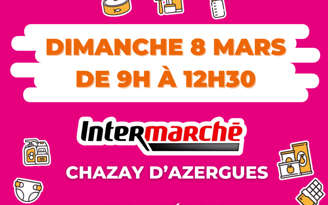 Collecte nationale des Restos du Cœur à Chazay-d’Azergues – Dimanche 8 mars