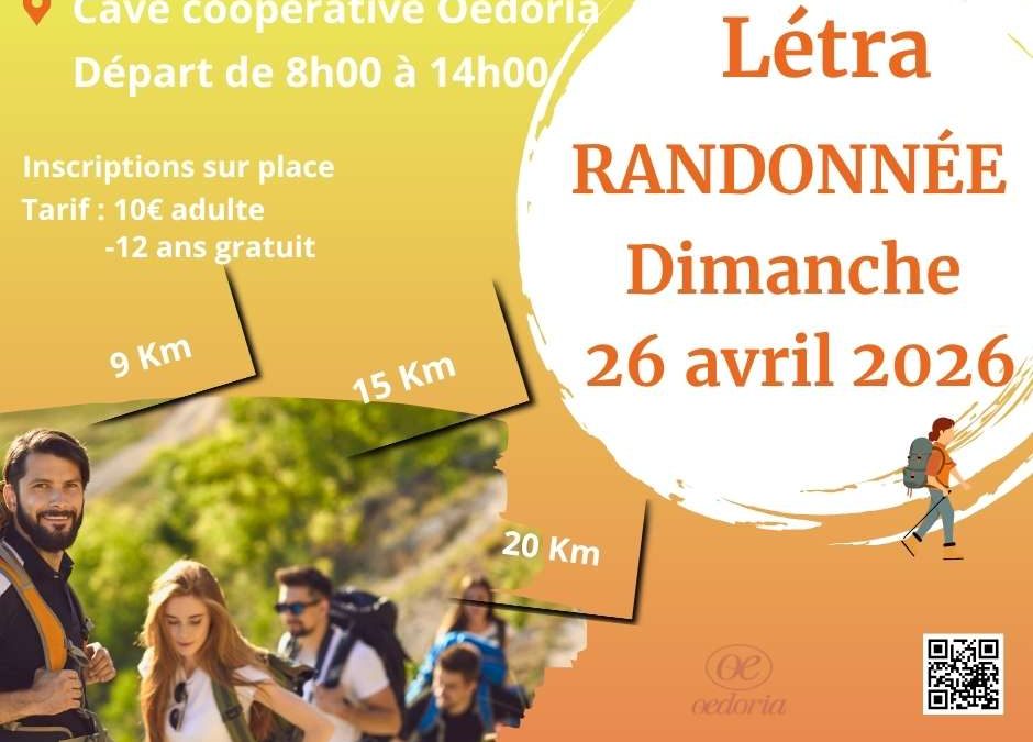 Létra – 26 avril 2026 – Randonnée de la Cave Coopérative : Entre vignes et convivialité