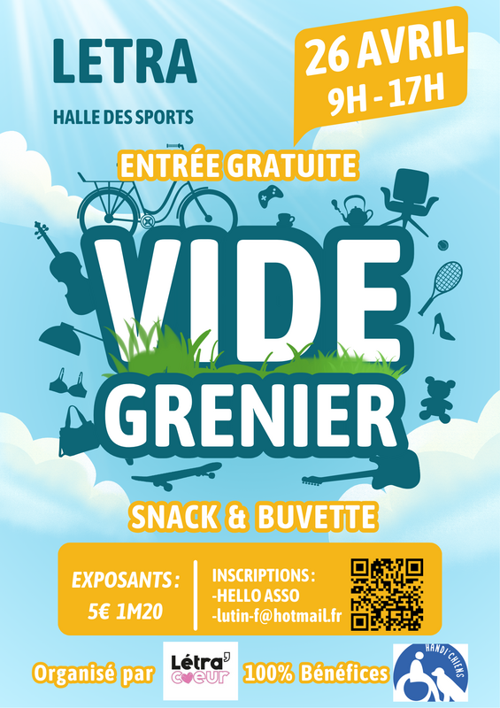 2026-4-26-letra-vide-grenier affiche du vide grenier de letra avec snack et buvette