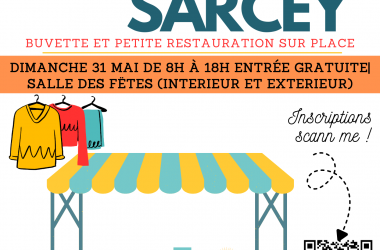 Sarcey – 31 Mai 2026 – Grand Vide-Grenier de Printemps