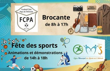 L’Arbresle – 8 mai 2026 : Grande Fête des Sports, Concerts et Brocante au Stade Aulas