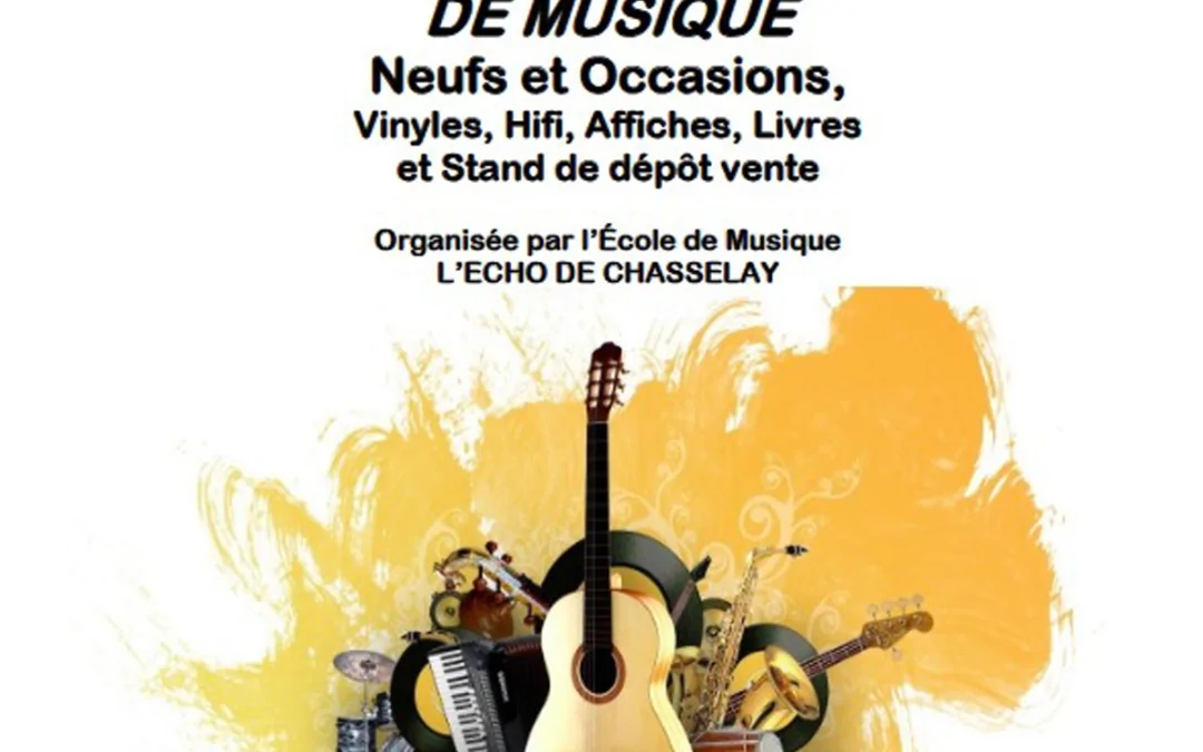 🎵 Chasselay – 4 octobre 2026 : Foire aux Instruments de Musique, Vinyles & Hifi à ne pas manquer !